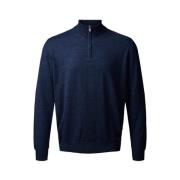 Merino Ull Zip Pullover Sweater
