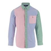 Bomull Skjorte Button-Down Rutete Design