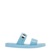 Easy Sandals Gloss Grained Leather
