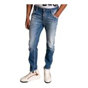 Trendy Slim-Fit Herre Jeans