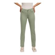 Grønn Marion Straight Jeans