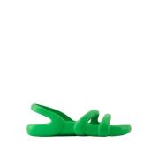 Flat Topaz Grønne Sandaler Syntetisk