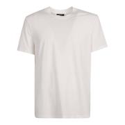 Hvit Crew-Neck T-skjorte