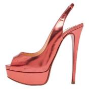 Pre-owned Metallisk skinn Christian Louboutin haeler