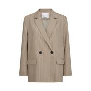 Beige Pin Blazer