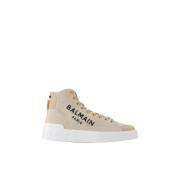 Pre-owned Hvitt lerret Balmain joggesko