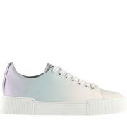 Multifargede Skinn Sneakers for Kvinner