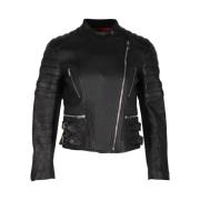 Pre-owned Leather outerwear