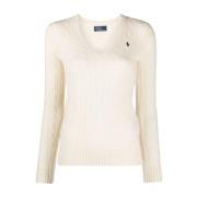 Kimberly LS Pullover - V-Hals Strikkeplagg for Moderne Kvinner