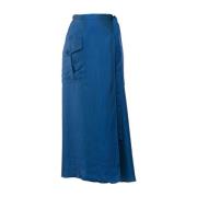 Iridescent Effect Pareo Skirt