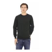 Monogram Crewneck Sweater Grønn Stoff