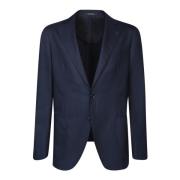 Blå Cashmere Blazer