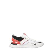 Trendy Rød og Hvit Sneakers for Menn