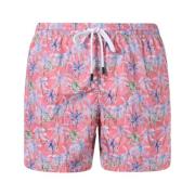 Oransje Strand Shorts Elastisk Midje