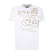 Hvit Sommer T-Skjorte
