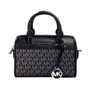 Signature PVC Reise Duffle Crossbody Bag med Kortholdere