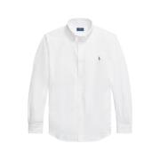 Hvit Casual Button-Down Skjorte