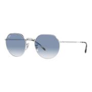 Jack Sunglasses Silver/Blue Grey Shaded