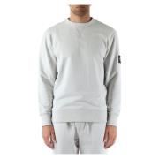 Bomullssweatshirt med logopatch