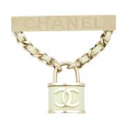 Pre-owned Leather chanel-jewelry