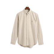 Stripete Oxford Button-Down Skjorte