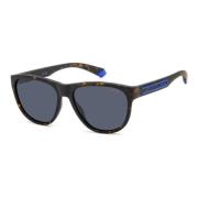 Havana/Blue Sunglasses