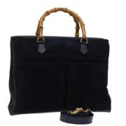 Pre-owned Suede handbags