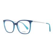 Blå Firkantede Optiske Briller for Kvinner