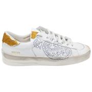 Stardan White Gold Sneakers