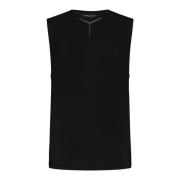 Svart Chrome Tank Top