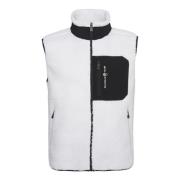 Hvit Sail Racing Bowman Pilé Zip Vest Yttertøy