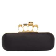 Pre-owned Satin clutches