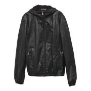 Pre-owned Leather outerwear