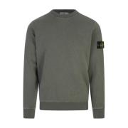 Grønn Crew-Neck Genser 'Old' Effekt