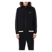 Svart Strikkevarer Track Jacket