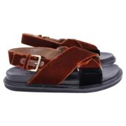 Pre-owned Velvet sandals