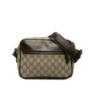 Pre-owned Beige stoff Gucci Crossbody Bag