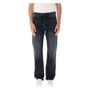 Svart Vasket Avslappet Blake Denim Jeans