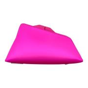 Fuxia Satin Clutch Veske