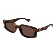 Brun Havana solbriller med brune linser