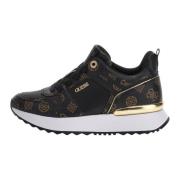 Svarte Dames Sneakers Stilige Trendy