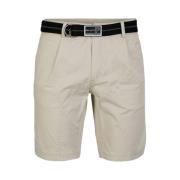 Stretch Bomull Bermuda Shorts