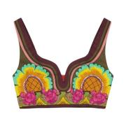 Multifarget Bomull Crop Top