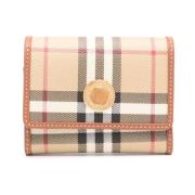 Vintage Check Trifold Lommebok