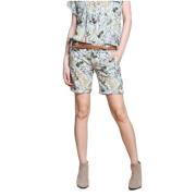 Trykte blomster Bermuda shorts - Jacqueline Mbe477 094