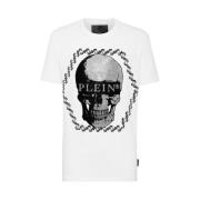 Crystal Black Skull T-skjorte