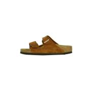 Sandaler i mink-suede