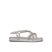 Glitrende stropp sandal