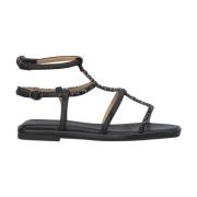 Dobbel Stropp Flat Sandal