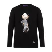 Svart Western Bear Sweater